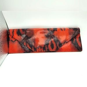 Custom made snake skin? Vintage but like new clutch